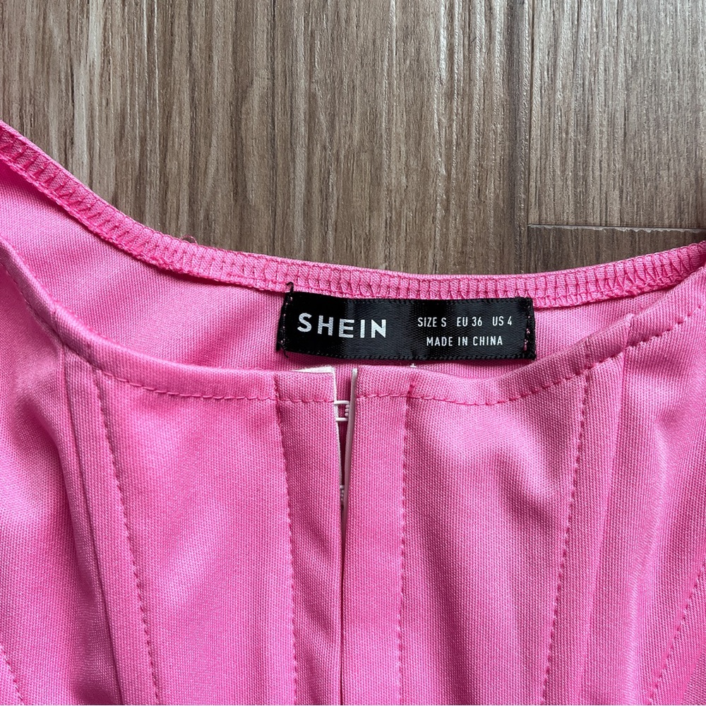 SHEIN Corsets in Black and Bubblegum Pink in S - Picture 3 of 4